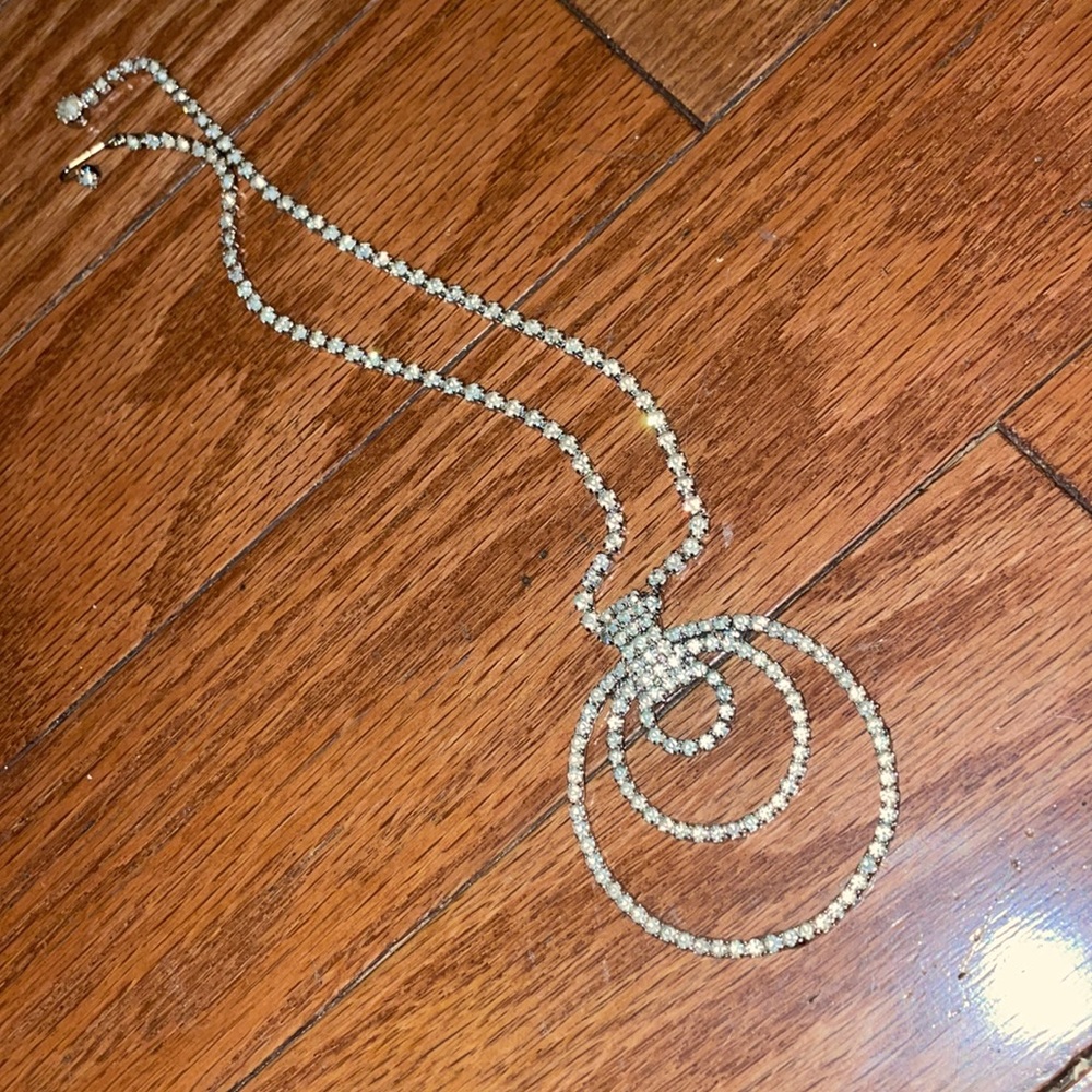 Stunning Cz Statement Necklace! - image 2